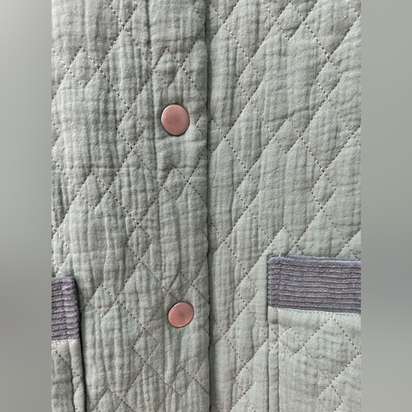 Avec Les Filles Size XS / S • Quilted Corduroy Collar Jacket Coat fully lined. - Picture 5 of 7
